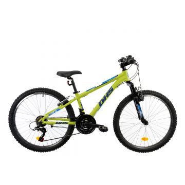 Bicicleta Copii Dhs Terrana 2423 2022 - 24 Inch, Verde