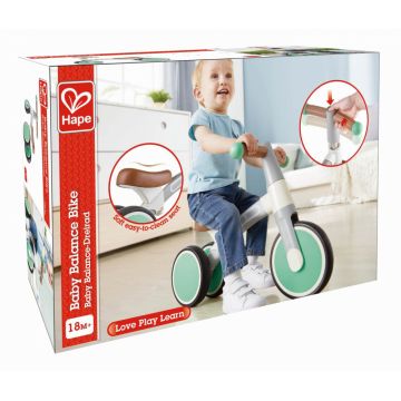 Bicicleta de echilibru Hape cu 3 roti verde