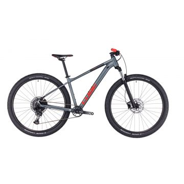 Bicicleta Mtb Cube Analog 2023 - 29 Inch, M, Gri-Rosu Bicicleta Mtb Cube Analog 2023 - 29 Inch, M, Gri-Rosu