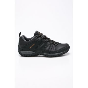 Columbia pantofi Woodburn II Waterproof barbati, culoarea negru