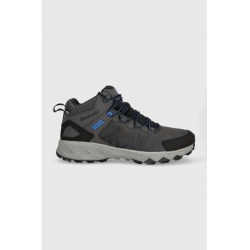 Columbia pantofi Peakfreak II Mid barbati, culoarea gri