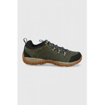 Columbia pantofi Peakfreak Venture barbati, culoarea verde