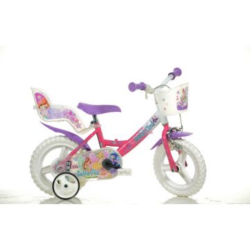 Dino bikes - Bicicleta cu pedale, 12 , Roz