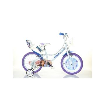 Dino Bikes - Bicicleta cu pedale , Disney Frozen, 16 , Multicolor