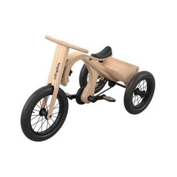 leg&go - Accesoriu Kit transformare tricicleta cu pedale si cosulet, 12 din Lemn