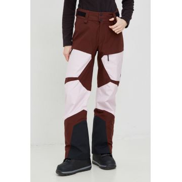 Peak Performance pantaloni Gravity 2L GoreTex culoarea bordo