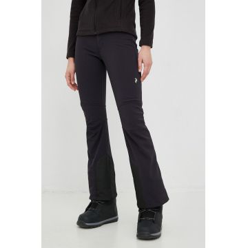 Peak Performance pantaloni Stretch culoarea negru