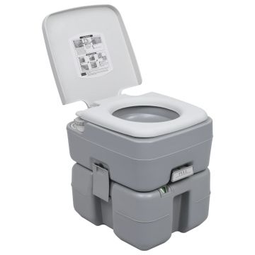 vidaXL Set portabil cu toaletă și rezervor de apă pentru camping
