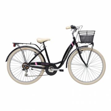 Bicicleta Adriatica Panda 26 Lady 6V Negru Mat 42 cm