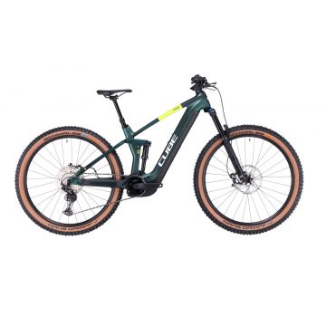 Bicicleta Electrica Cube Stereo Hybrid 140 HPC SLX 750 - 29 Inch, M, Verde-Galben