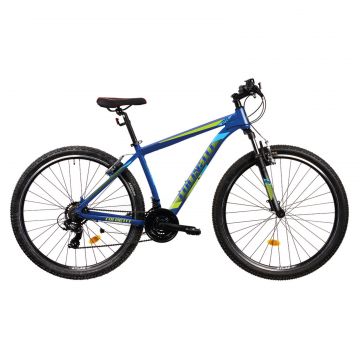 Bicicleta MTB Colinelli COL23, Marimea L, 29 inch, Albastru, Schimbator Shimano ST-EF500, 21 Viteze, Cadru Aluminiu, Frane V - Brake