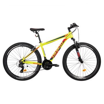 Bicicleta MTB Colinelli COL23, Marimea M, 27.5 inch, Verde, Schimbator Shimano ST-EF500, 21 Viteze, Cadru Aluminiu, Frane V - Brake