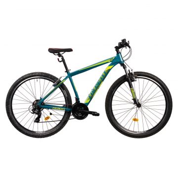 Bicicleta MTB Colinelli COL23, Marimea M, 29 inch, Verde, Schimbator Shimano ST-EF500, 21 Viteze, Cadru Aluminiu, Frane V - Brake