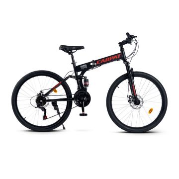 Bicicleta MTB-Folding Carpat C2668C roti 26 Inch NegruRosu