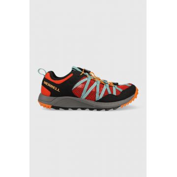 Merrell pantofi Wildwood Aerosport barbati, culoarea portocaliu