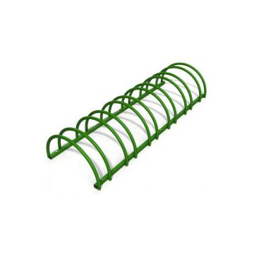 Rastel suport biciclete cu 6 sloturi -model 0022-6 Verde padure