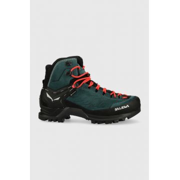 Salewa pantofi Mountain Trainer Mid GTX femei, culoarea verde