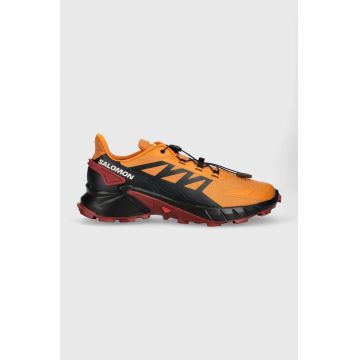 Salomon pantofi Supercross 4 barbati, culoarea portocaliu