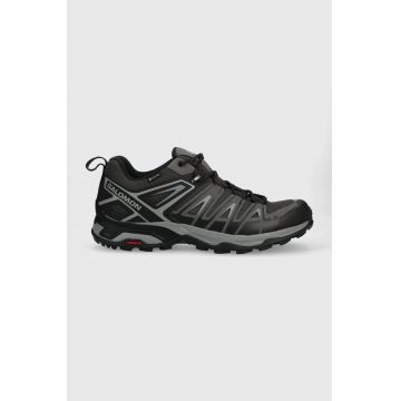 Salomon pantofi X Ultra Pioneer GTX barbati, culoarea negru