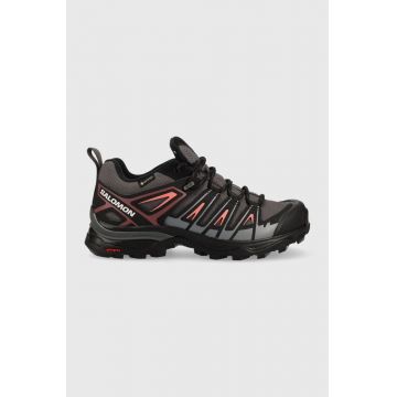 Salomon pantofi X Ultra Pioneer GTX femei, culoarea negru