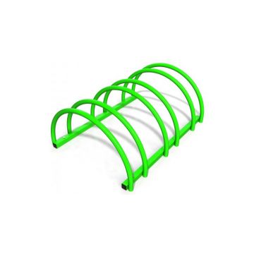 Suport rastel biciclete cu 3 sloturi -model 0022-3 Verde crud