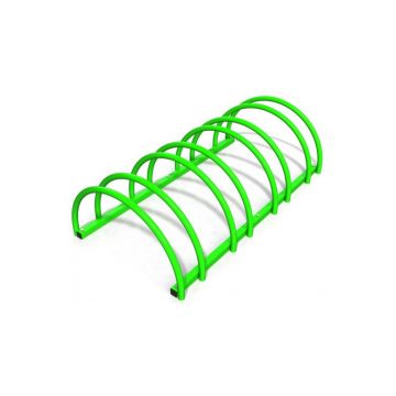 Suport rastel biciclete cu 4 sloturi -model 0022-4 Verde crud