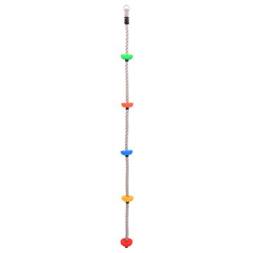 vidaXL Frânghie de cățărat cu platforme, 200 cm