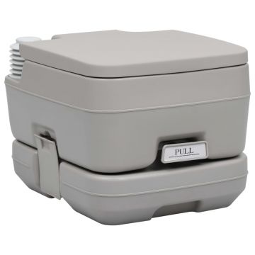 vidaXL Set portabil cu toaletă, lavoar și rezervor apă pentru camping