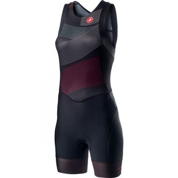 Costum Triatlon Castelli Free W Tri Suit de dama Negru/Multicolor M