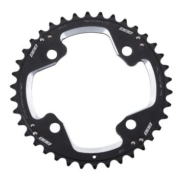 Placa pedalier BBB BCR-45S MTBGear comp. 2x10 Shim.XT 42T/104mm