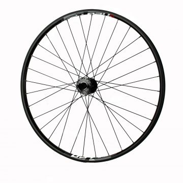 Roata fata 27.5 Fivestars disc, negru, butuc Novatec D761SBT cu rulment si QR