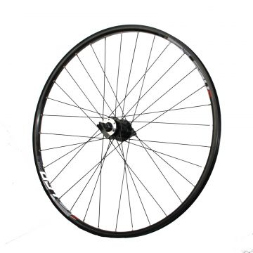 Roata spate 27.5 Fivestars disc, negru, butuc Novatec D762TSBT cu rulment si QR