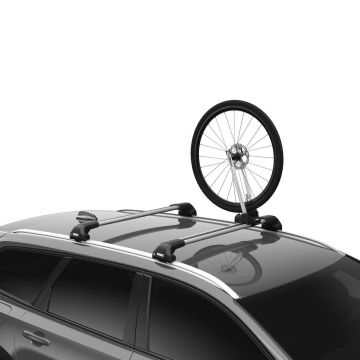 Suport pentru prinderea rotii pe barele transversale Thule Front Wheel Holder 547001