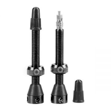 Valve Tubeless Tubolight long road 70mm Negre