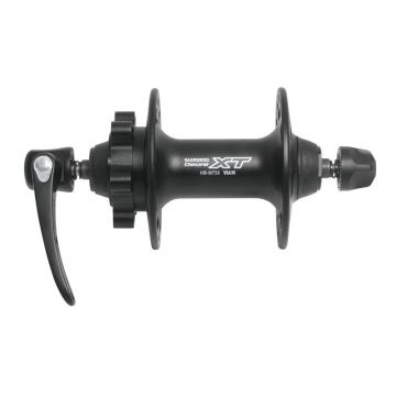 Butuc fata Shimano XT HBM756 disc 32h negru