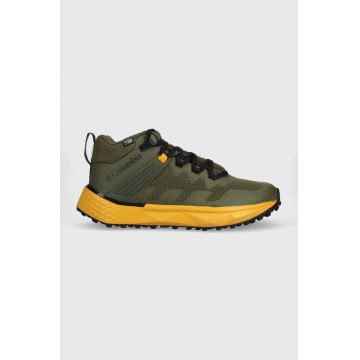 Columbia pantofi Facet 75 Mid Outdry barbati, culoarea verde