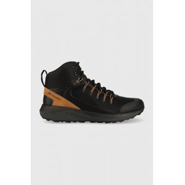 Columbia pantofi Trailstorm Mid Waterproof barbati, culoarea negru