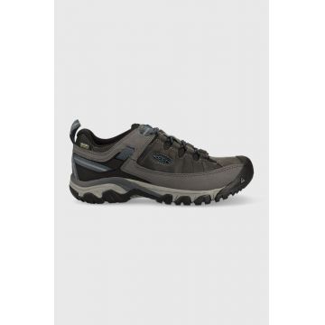 Keen pantofi Targhee III WP barbati, culoarea gri