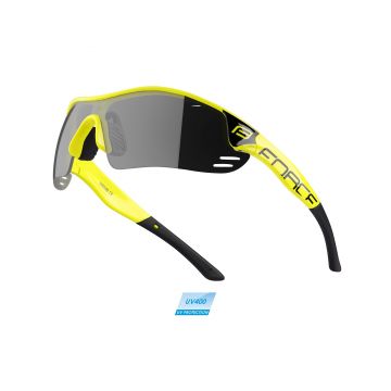 Ochelari Force Race Pro fluo lentila negru laser