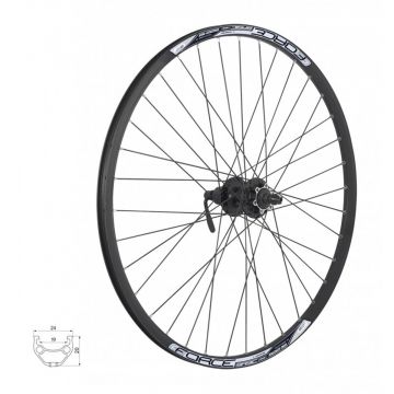 Roata spate Force Basic Disc 622x19 butuc Shimano FHM475