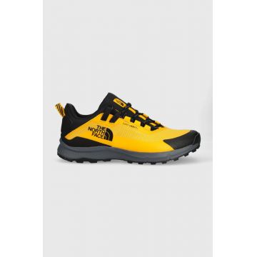 The North Face pantofi Cargastone Waterproof barbati, culoarea portocaliu