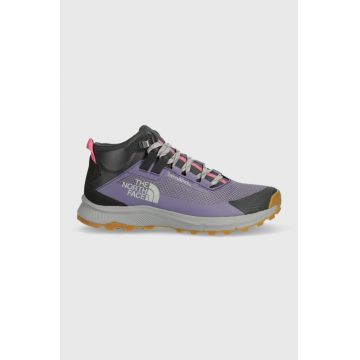 The North Face pantofi Cragstone Mid Waterproof femei, culoarea violet