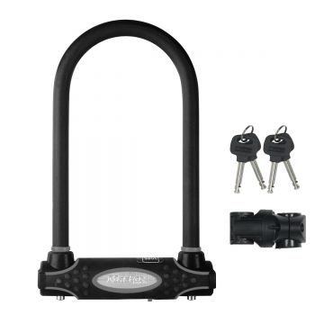 Antifurt Master Lock U-lock cu cheie 210x110x13mm Negru