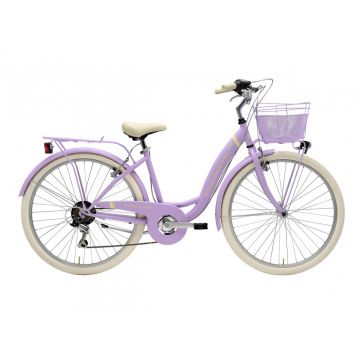 Bicicleta Adriatica Panda 26 Lady 6V Lila 42 cm