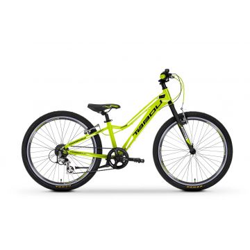 Bicicleta de munte pentru baieti Tabou Poison 24 LITE Lime/Negru 2023