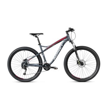 Bicicleta de munte pentru barbati Romet Rambler Fit 27.5 Negru/Rosu 2023
