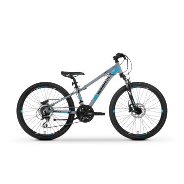 Bicicleta de munte pentru copii Tabou Badboy 24 2.0 Argintiu/Bleu 2022
