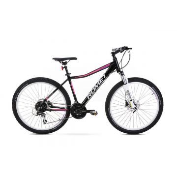 Bicicleta de munte pentru femei Romet Jolene 6.3 Negru/Roz 2023
