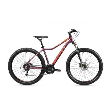 Bicicleta de munte pentru femei Romet Jolene 7.2 Purpuriu/Portocaliu 2023