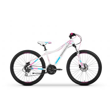 Bicicleta de munte pentru femei Tabou Venom W 27.5 4.0 Alb/Roz 2023